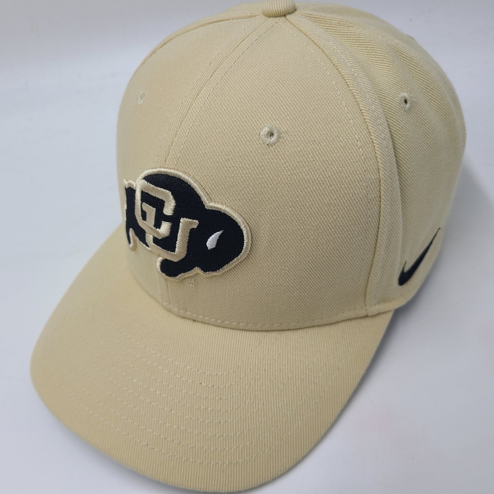 Colorado Buffaloes Hat Adjustable Nike Gold Black NCAA Classic99 Dri-Fit Men